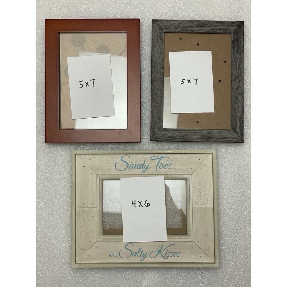 Picture Frames 5x7 4x6 Lot Of 3 Gallery Art Wall